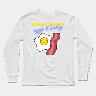 Funny & Cute Bacon and Eggs Long Sleeve T-Shirt